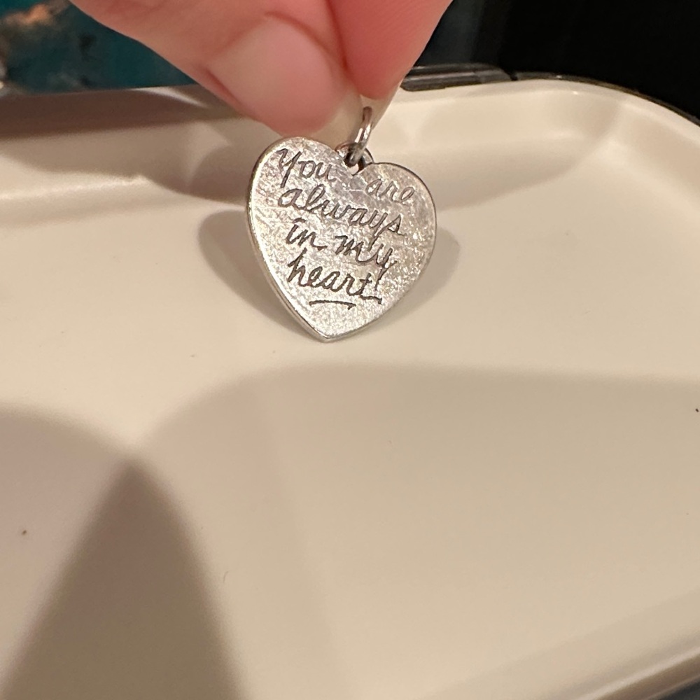 James Avery Silver Heart Pendant